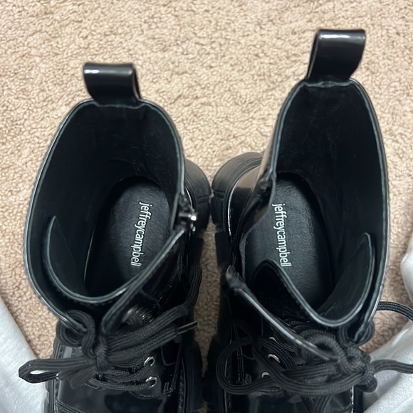 JEFFREY CAMPBELL Leather Platform Boots - Picture 5 of 6